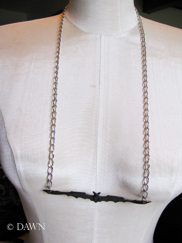 Second bat necklace
